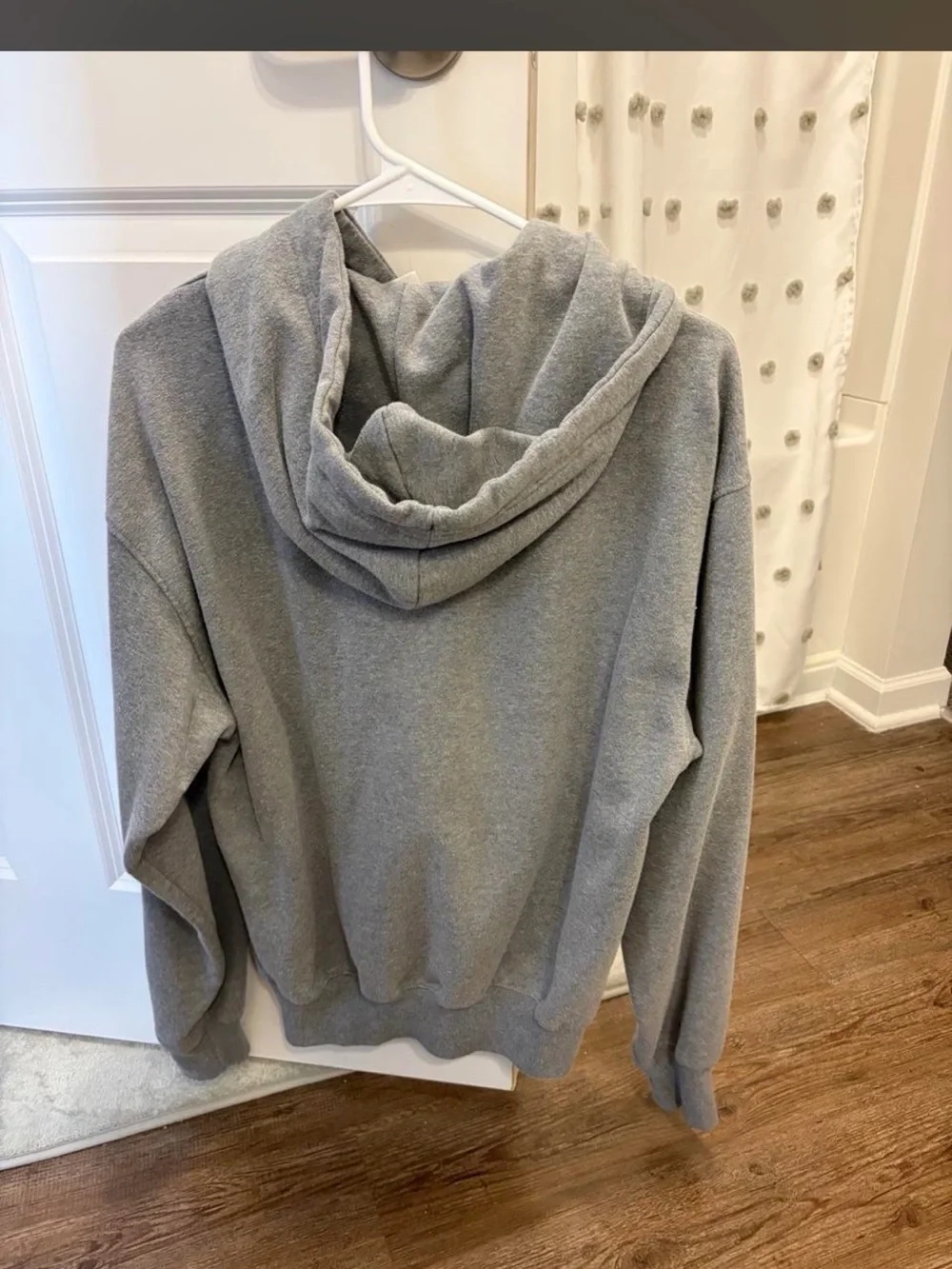 The North Face Gray Pullover Hoodie with Chest Logo